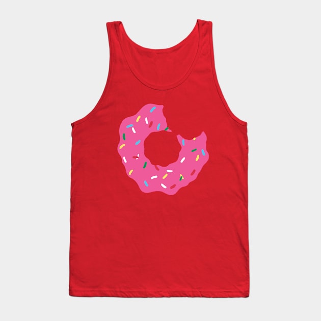 Donut Tank Top by MinimalistTShirts